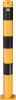 Barrier post steel tube Ø 89 x 2,9 mm yellow / black