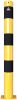 Barrier post steel tube Ø 89 x 2,9 mm yellow / black