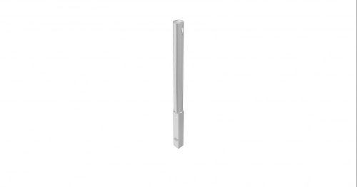 Barrier posts Steel tube Ø 89 x 2,9 mm removable, with profile cylinder lock