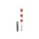  Barrier posts Steel tube Ø 89 x 2,9 mm removable, with profile cylinder lock