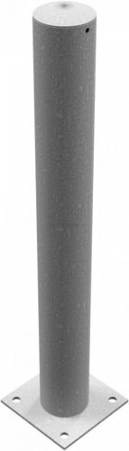 Barrier posts Steel tube Ø 108 x 2,9 mm stationary, to be fixed by plugs