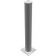 Barrier posts Steel tube Ø 108 x 2,9 mm stationary, to be fixed by plugs