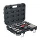 Socket wrench kit, 20 parts, square drive 1/2‘‘