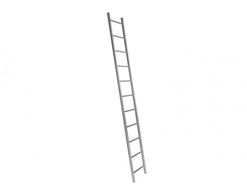 Aluminium pipe vertical ladder